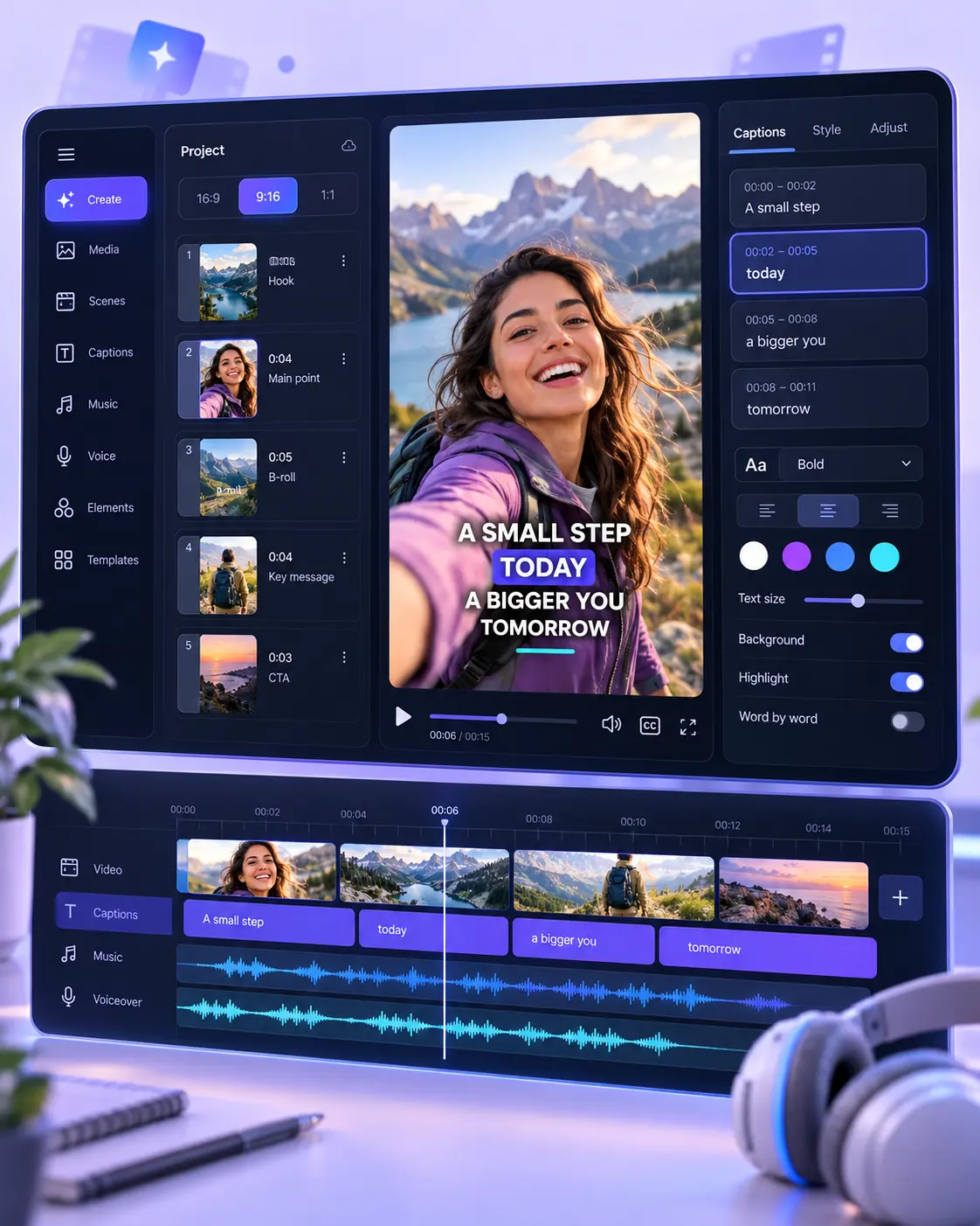 Creavelo short-form video studio