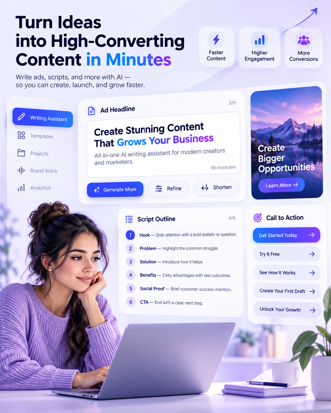 Ad writing assistant